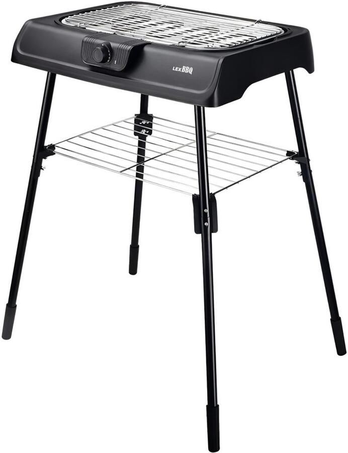 Elektrische grill 2000W tafelgrill staangrill roestvrijstalen grillrooster