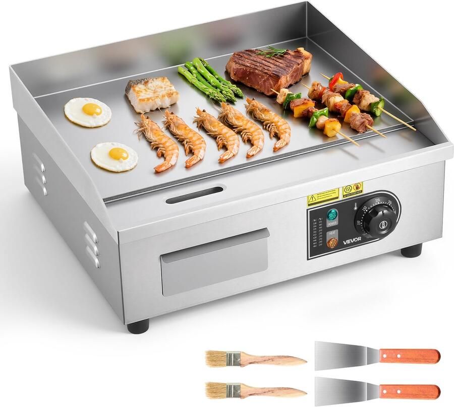 Elektrische Grillplaat voor Commerciële Kooktoepassingen