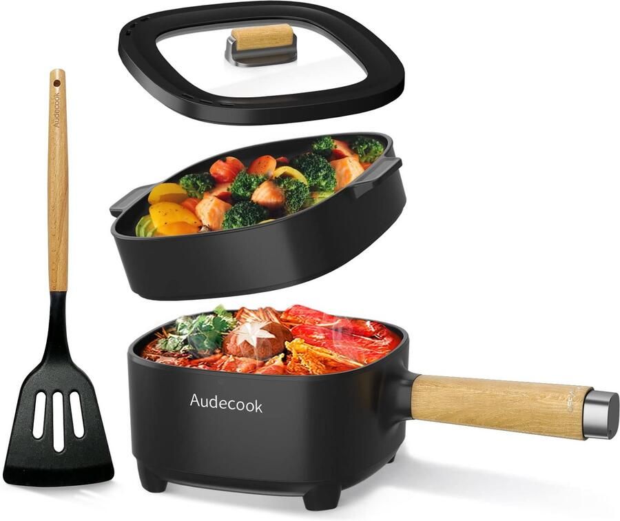 Elektrische kookpan 2L Antiaanbaklaag 350W 800W