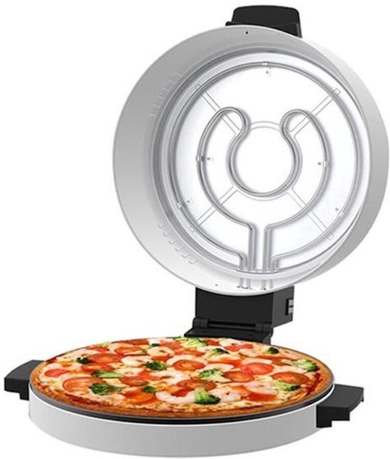 Elektrische Pizzaoven 2000 W 30 cm Pizzapan Op Steen Kunststof En Roestvrij Staal Voor Binnengebruik En Thuis Pizzeria