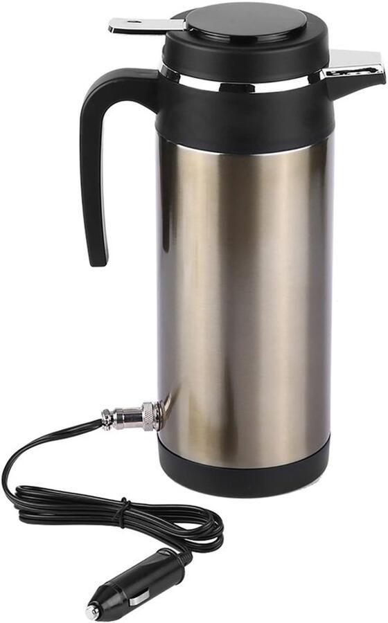Elektrische waterkoker van roestvrij staal voor reizen waterfles 1200 ml (12 V)