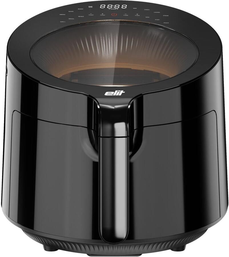 Elit airfryer AF5500- 5L- 1500W- digitaal touchscreen- 8 programma's- XL capaciteit- gezond frituren zonder olie