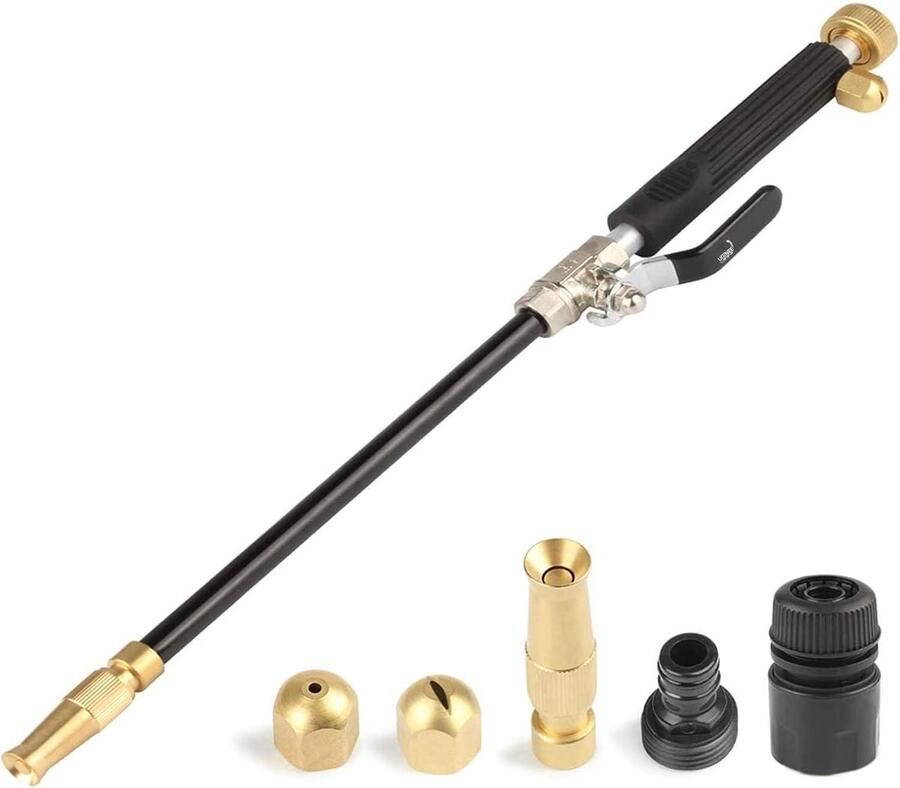 Elkuaie Hogedrukreinigerpistool Straallans Aluminiumlegering Waterdicht 1 Stuk Voor Auto En Tuin
