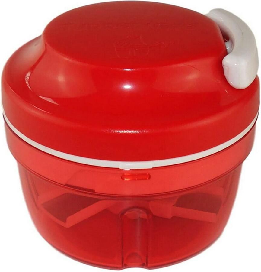 Elkuaie Snijmachine Chopper 900 Ml Capaciteit Voor Groenten Vruchten Noten Babyvoeding 1 Stuk Keukenapparaat Rood
