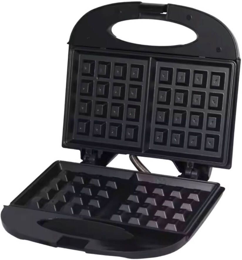 Elysora Waffle Maker Dubbele Wafel Maker Elektrische Dessert Maker Non-Stick Kookplaten Belgisch Amerikaans Wafelijzer Automatische Temperatuur Controle Draag Handvat Aan Uit Indicatielampjes 750W