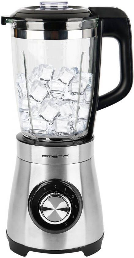 Emerio Blender 1.75L 1000W Smoothie Maker met 5 Snelheden en Glazen Kan RVS Messen en Vaatwasmachinebestendig Blender-to-Go BL-126794