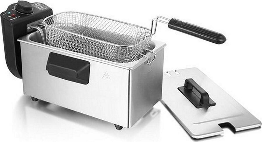 Emerio DF-120482 Friteuse 3L 2000W RVS Zwart