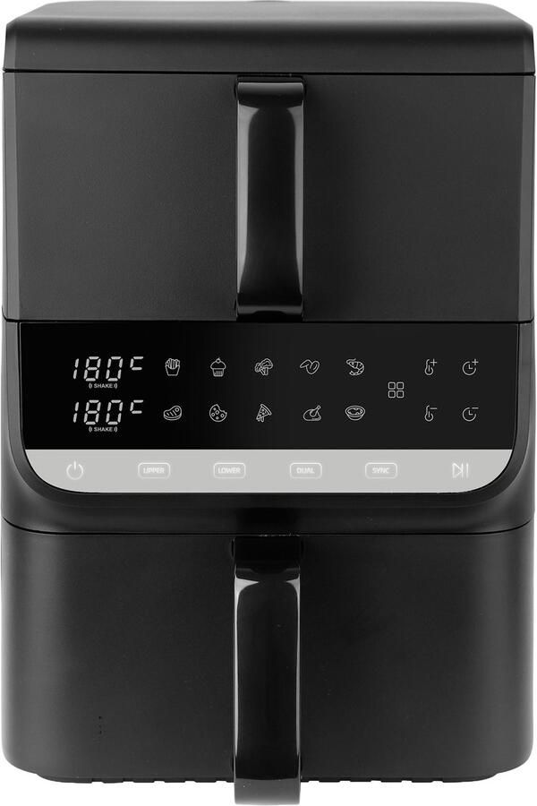 Emerio Heteluchtfriteuse 2500W Dual zone Sync finish 3.5L + 6.5L Digitaal display 80-200ºC Sell opwarmfunctie Cool touch Timer AF-133542