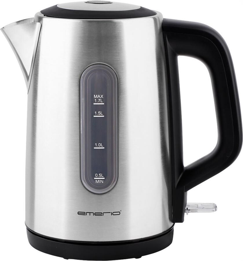 Emerio Waterkoker 3000W 1.7L Water niveau indicator Verborgen verwarmingselement Automatische uitschakeling 360 graden snoerloos design WK-133040