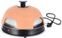 Emerio Pizzarette Origineel 4 Persoons Pizza Oven Handgemaakte Terracotta Koepel 4 Geïsoleerde Bakspatels RVS Bakplaat Gourmetstel met Cool touch koepel PO-115985 900W - Thumbnail 2
