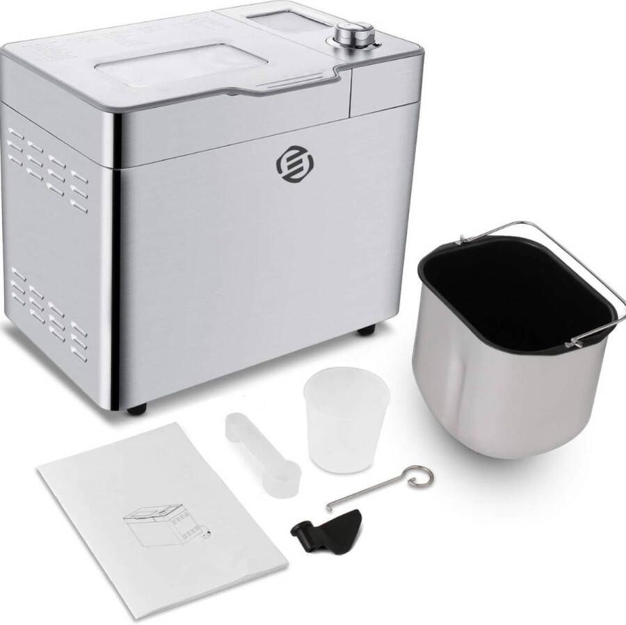 Equivera Broodbakmachine Meerdere Programma's Glutenvrij Timer Automatisch Premium