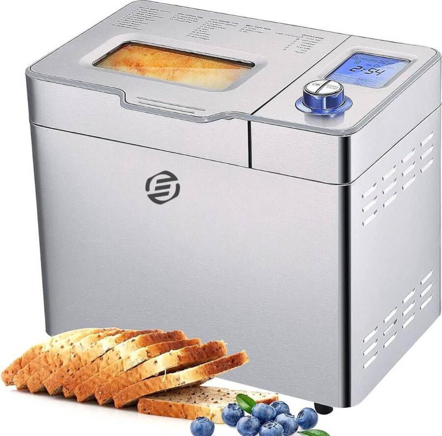Equivera Broodbakmachine Meerdere Programma's Glutenvrij Timer Automatisch Premium - Foto 3