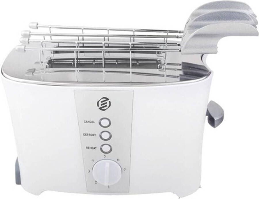 Equivera Broodrooster met Tostiklemmen Broodrooster Tosti Toaster Tostiapparaat Toaster