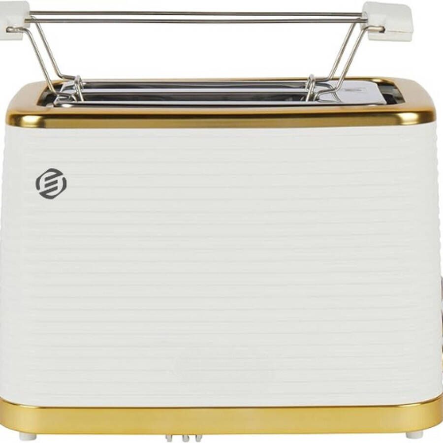 Equivera Broodrooster met Tostiklemmen Broodrooster Tosti Toaster Tostiapparaat Toaster