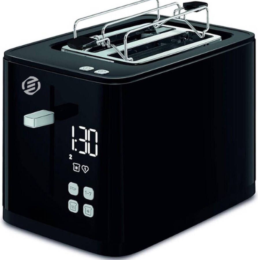 Equivera Broodrooster met Tostiklemmen Broodrooster Tosti Toaster Tostiapparaat Toaster