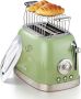 Equivera Broodrooster met Tostiklemmen Meerdere Warmteniveaus Toaster Brede Sleuven Retro Toaster Croque Monsieur - Thumbnail 13
