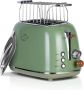 Equivera Broodrooster met Tostiklemmen Meerdere Warmteniveaus Toaster Brede Sleuven Retro Toaster Croque Monsieur - Thumbnail 2