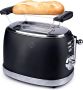 Equivera Broodrooster met Tostiklemmen Meerdere Warmteniveaus Toaster Brede Sleuven Retro Toaster Croque Monsieur - Thumbnail 1