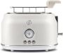 Equivera Broodrooster met Tostiklemmen Meerdere Warmteniveaus Toaster Brede Sleuven Retro Toaster Croque Monsieur - Thumbnail 4