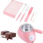 Equivera Chocoladefontein Chocolade Fondue Chocolade Smelter Chocolade Verwarmer Smeltchocolade Premium Quality - Thumbnail 2