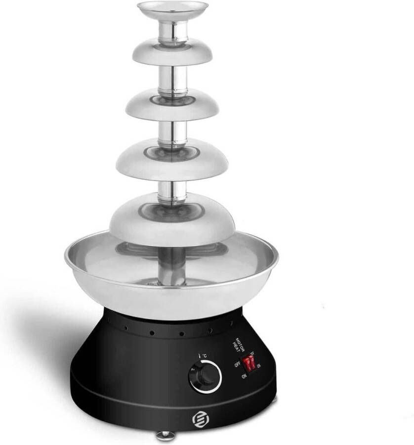 Equivera Chocoladefontein Chocolade Fondue Chocolade Smelter Chocolade Verwarmer Smeltchocolade Premium Quality