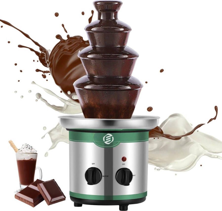 Equivera Chocoladefontein Chocolade Fondue Chocolade Smelter Chocolade Verwarmer Smeltchocolade Premium Quality - Foto 3