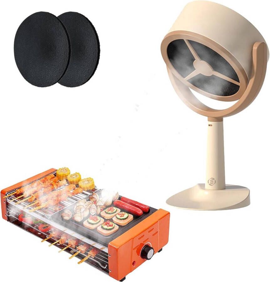 Equivera Draagbare Afzuigkap Rookafzuiger Keukenontluchting DesktopAfzuigkap Afzuigkap Afzuigventilator Keuken Mobiele Afzuigkap Luchtreiniger Must Have voor in Huis!