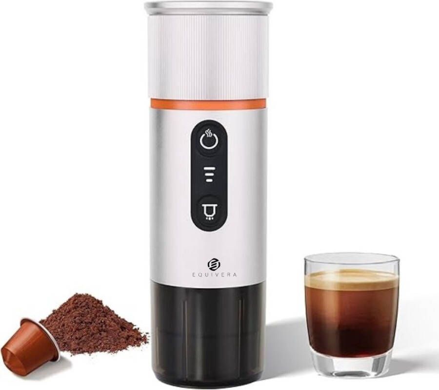 Equivera Draagbare Espressomachine Draagbare Espressomachine Elektrische Espressomachine Draadloze Espressomachine Mini Koffiezetapparaat Draagbare Koffiezetapparaat Makkelijk voor Onderweg
