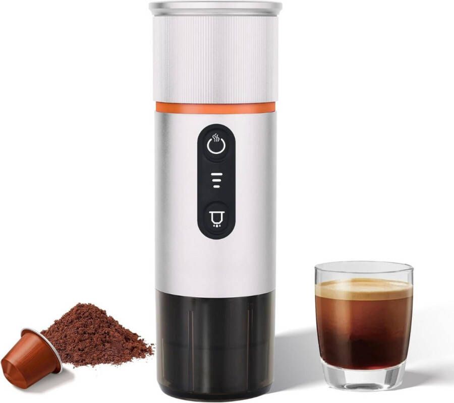 Equivera Draagbare Koffiemachine Draagbare Koffiemachine Draagbare Koffiezetapparaat Compact en Eenvoudig