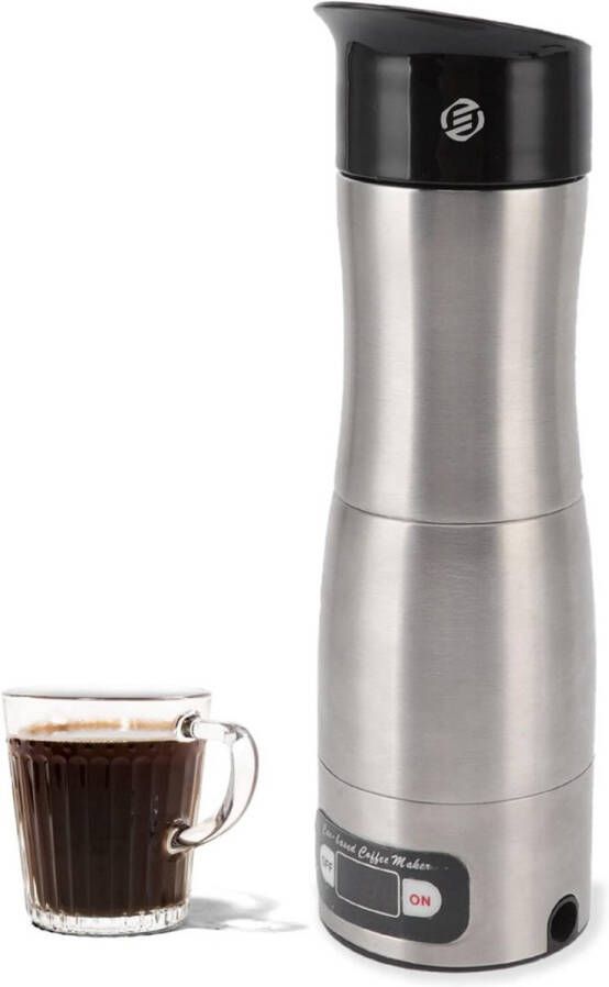 Equivera Draagbare Koffiemachine Draagbare Koffiemachine Draagbare Koffiezetapparaat Compact en Eenvoudig