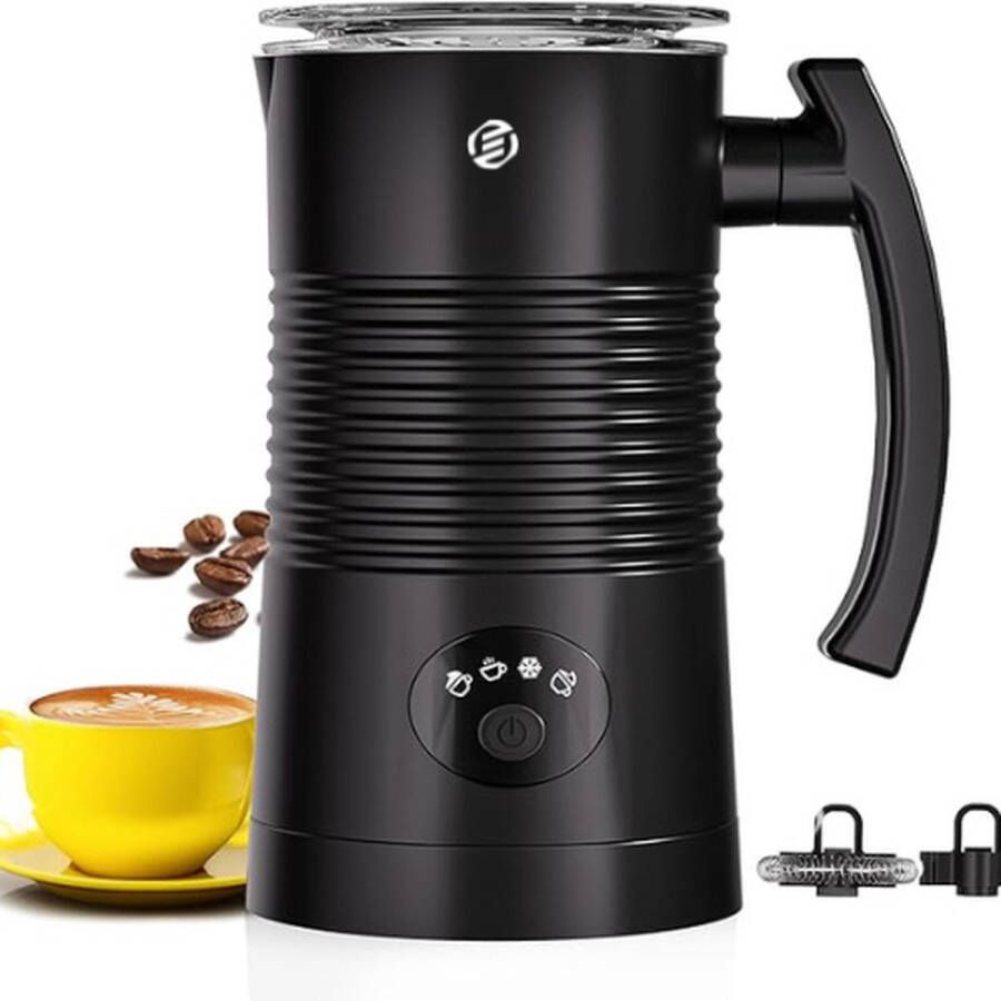 Equivera Elektrische Melkopschuimer Koffieopschuimer 4-In-1 Multifunctioneel Melkverwarmer