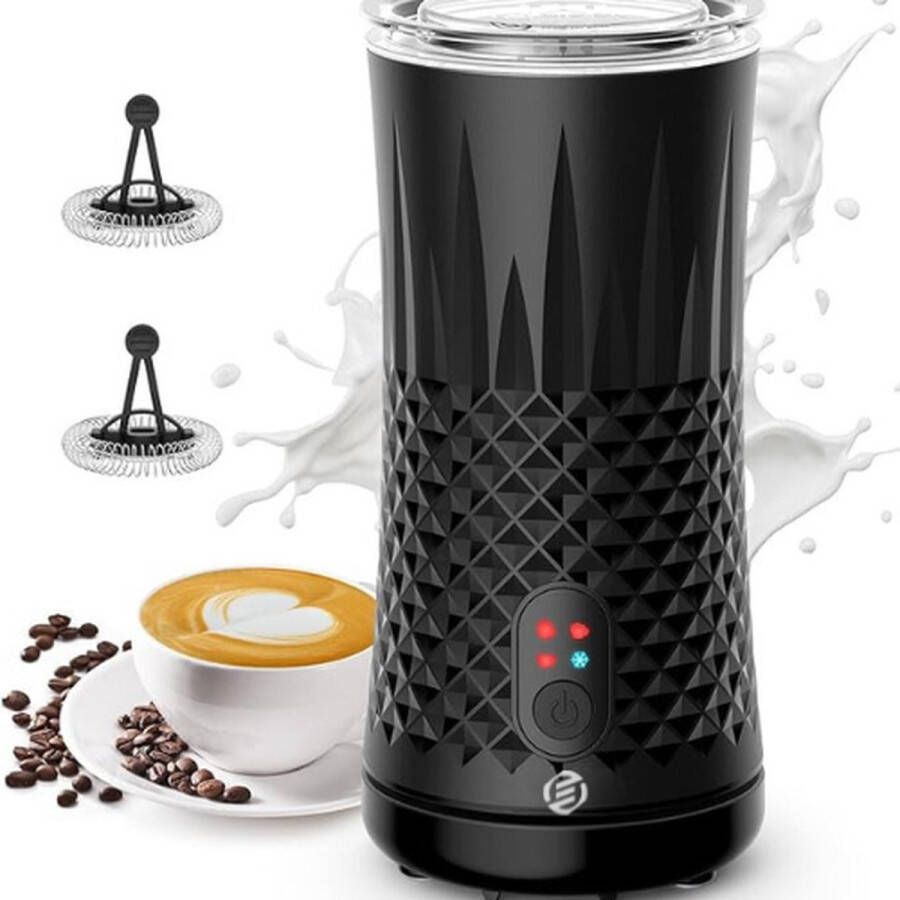 Equivera Elektrische Melkopschuimer Koffieopschuimer 4-In-1 Multifunctioneel Melkverwarmer