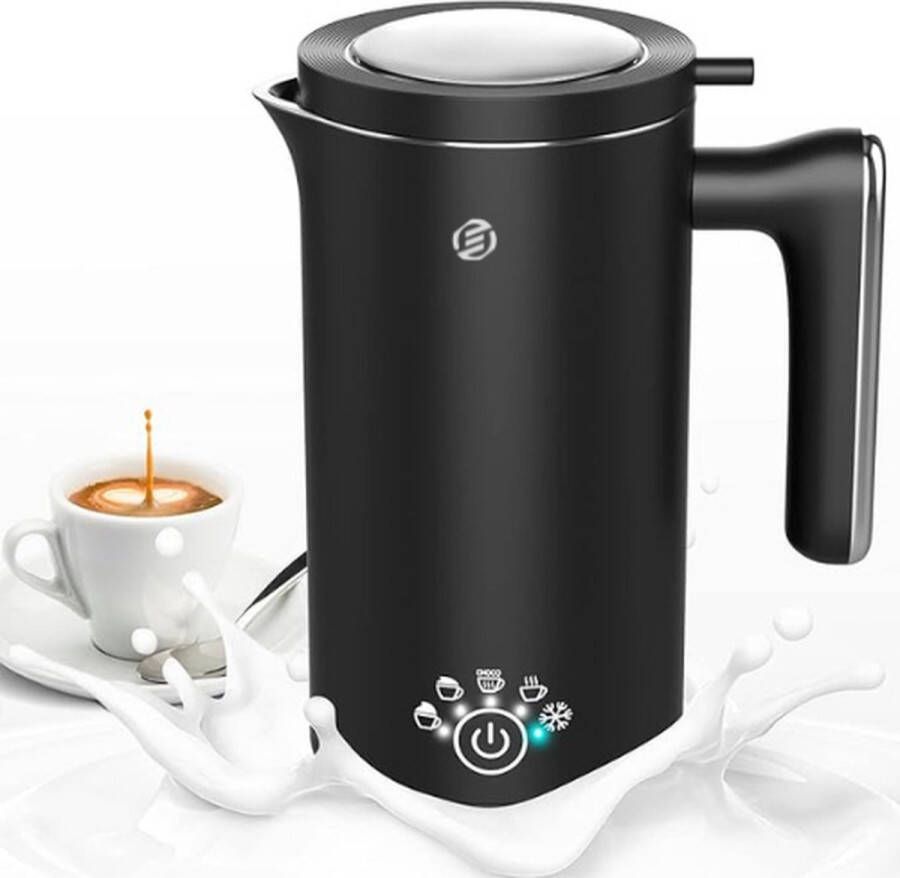 Equivera Elektrische Melkopschuimer Koffieopschuimer 5-In-1 Multifunctioneel Melkverwarmer