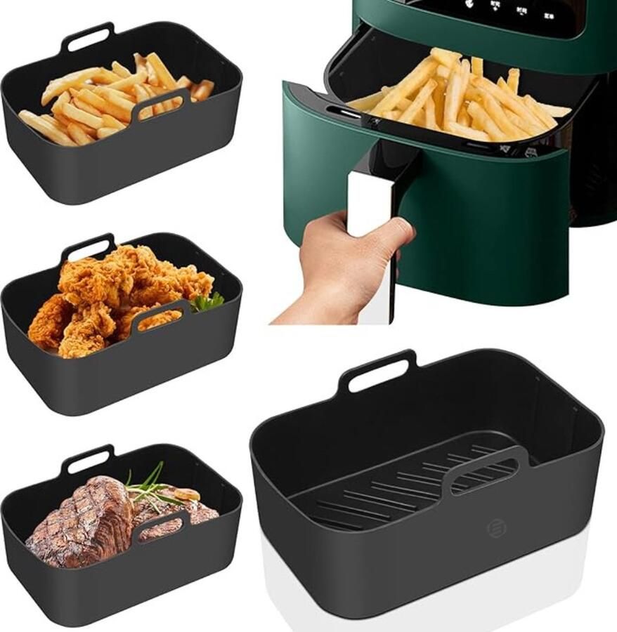 Equivera Airfryer Accessoires Airfryer Accessoires Set Geschikt voor Heteluchtfriteuses - Foto 2