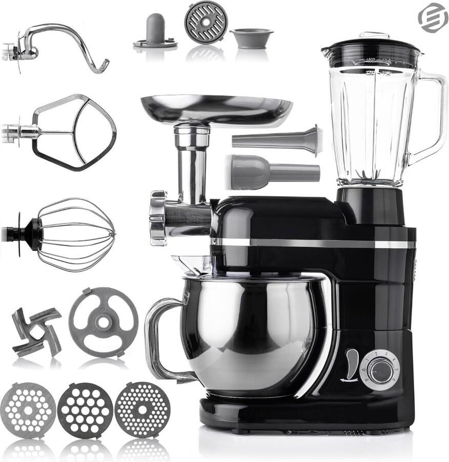 ‎ Equivera Mixer Met Mengkom Mixer Met Mengkom Keukenmachine Mixer Met Kom Mixer Keukenmachine Mixers Met Mengkom - Foto 5