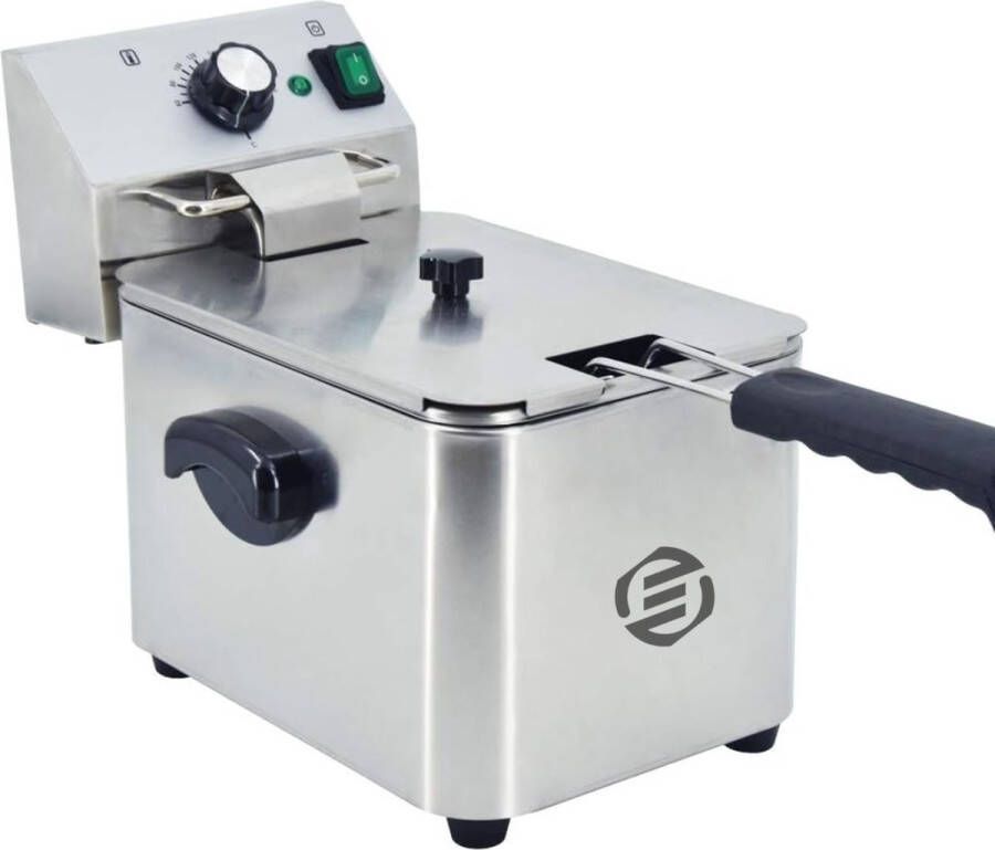 Equivera Frituurpan 4 Liter Frituurpan Dubbel Friteuse Frituurpannen