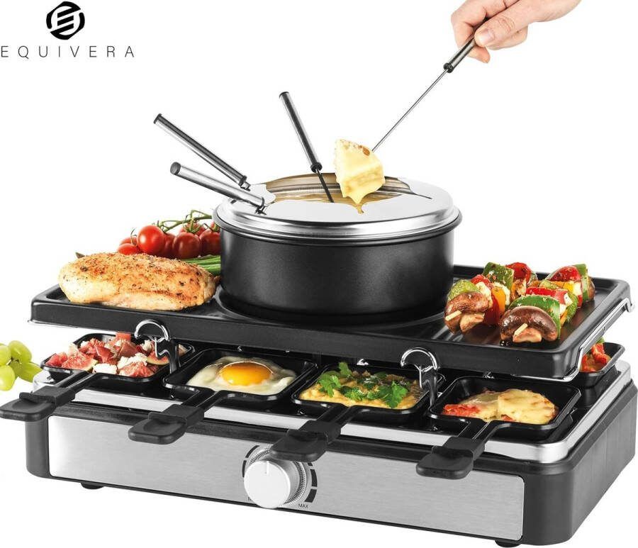 Equivera Gourmetstel 8 Personen Gourmetten Gourmetstel Gourmetten met 8 Personen - Foto 5