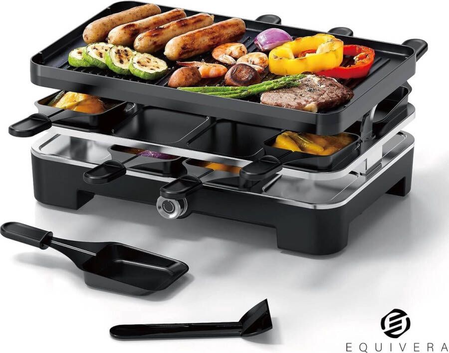 Equivera Gourmetstel 8 Personen Gourmetten Gourmetstel Gourmetten met 8 Personen - Foto 2