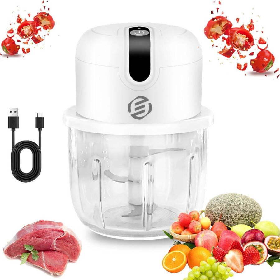 Equivera Hakmolen Food Processor Food Chopper Groentesnijder Hakmolens Groente Chopper Keukensnijder Etensnijder Keuken Accessoires