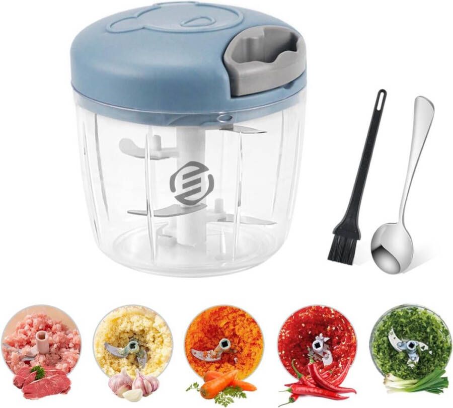 Equivera Hakmolen Food Processor Food Chopper Groentesnijder Hakmolens Groente Chopper Keukensnijder Etensnijder Keuken Accessoires