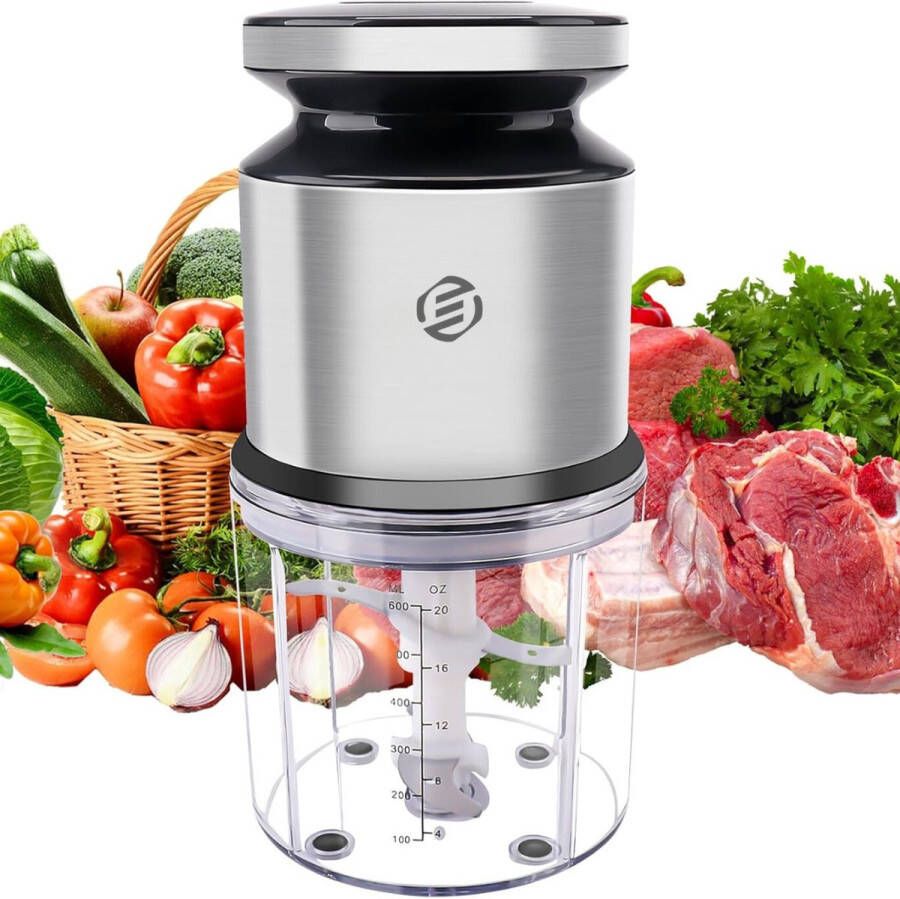 Equivera Hakmolen Food Processor Food Chopper Groentesnijder Hakmolens Groente Chopper Keukensnijder Etensnijder Keuken Accessoires