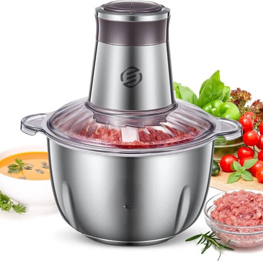 Equivera Hakmolen Food Processor Food Chopper Groentesnijder Hakmolens Groente Chopper Keukensnijder Etensnijder Keuken Accessoires