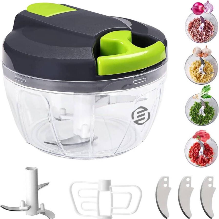 Equivera Hakmolen Food Processor Food Chopper Groentesnijder Hakmolens Groente Chopper Keukensnijder Etensnijder Keuken Accessoires