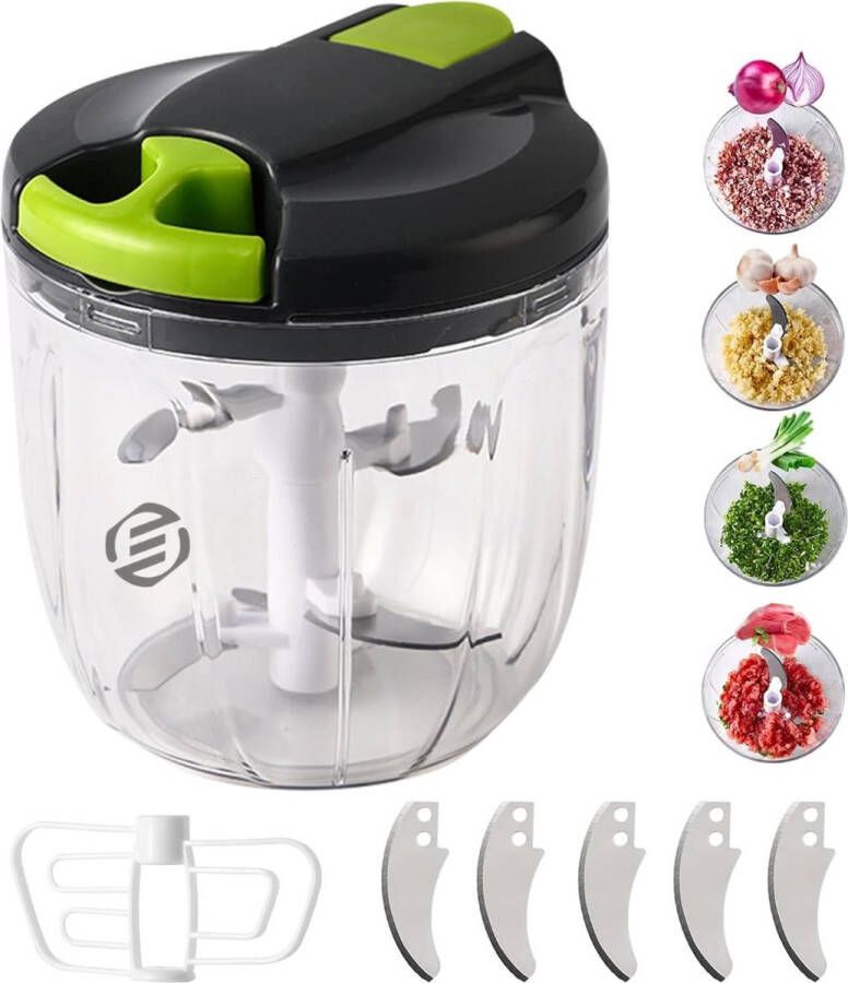 Equivera Hakmolen Food Processor Food Chopper Groentesnijder Hakmolens Groente Chopper Keukensnijder Etensnijder Keuken Accessoires
