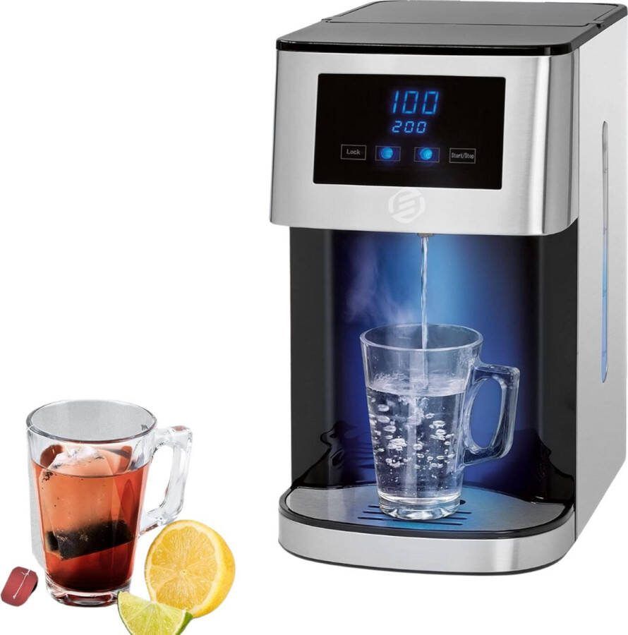 Equivera Heetdispenser Instant Waterkoker Heetwatertap Meedere Standen Warm Waterdispenser BPA Vrij Afneembaar Reservoir