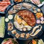 Equivera Hot Pot Fondueset Elektrische Fonduepan Oosterse Fondue Grill Meerdere Personen - Thumbnail 1