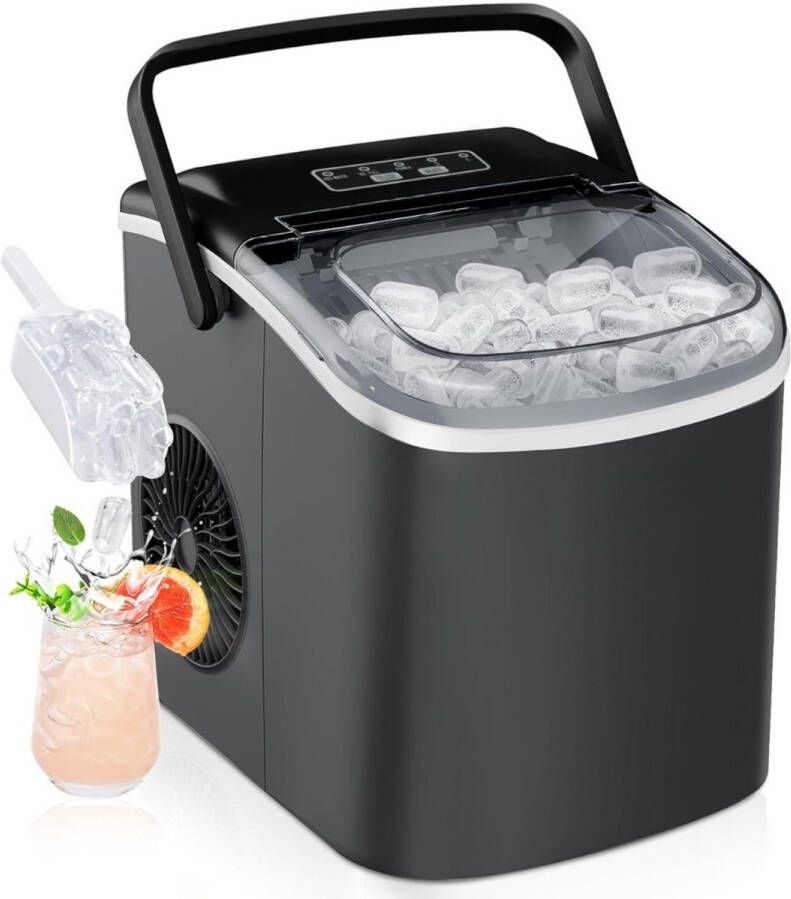 IJsblokjesmachine IJsblokjesmaker IJsschep Draagbaar RVS IJs Warme weer Koude drankjes Horeca Zomer IJsblokjes IJsmaler