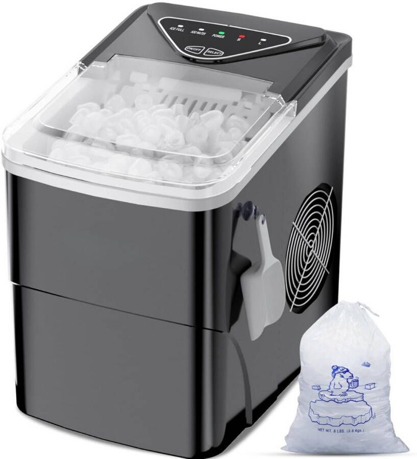 IJsblokjesmachine IJsblokjesmaker IJsschep Draagbaar RVS IJs Warme weer Koude drankjes Horeca Zomer IJsblokjes IJsmaler