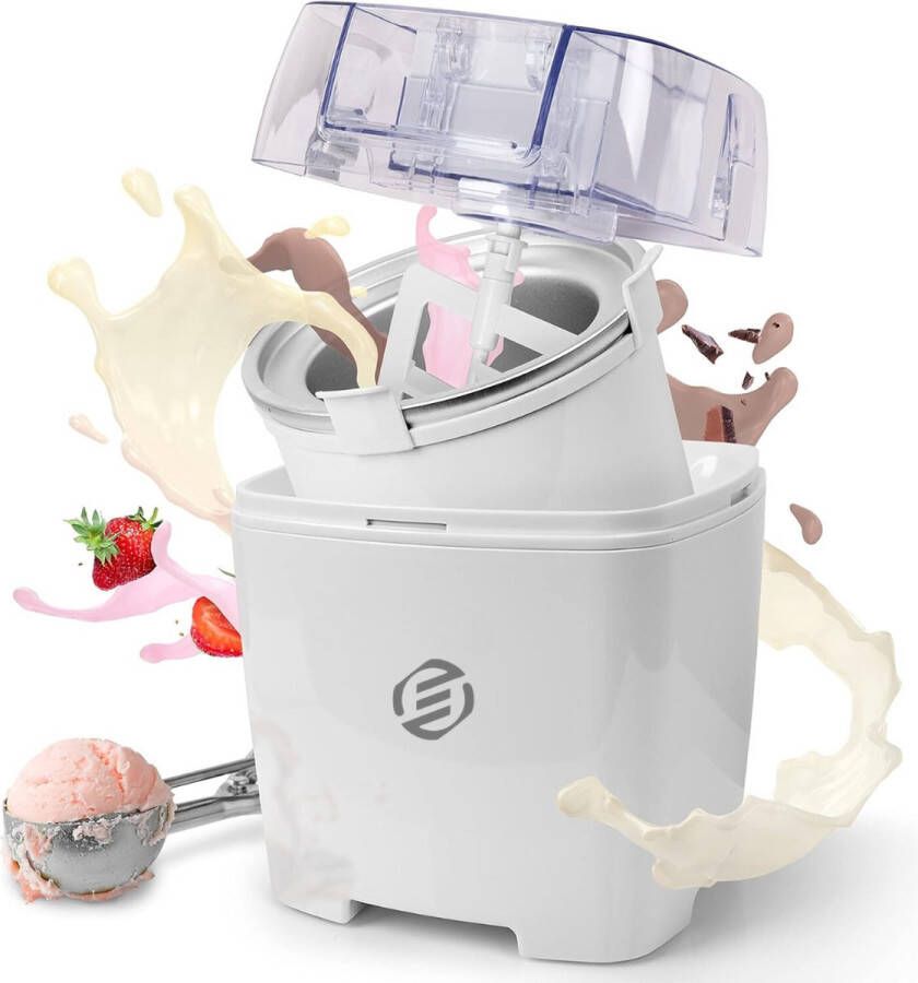 Equivera IJsmaker IJsmachine voor thuis IJsmachine zelfvriezend IJsmachine zelf vriezend IJs machine Zelfvriezende ijsmachine Zelfvriezende ijsmachine voor thuis!