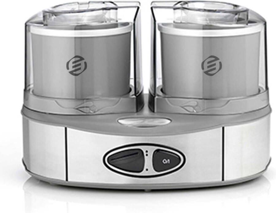 Equivera IJsmaker IJsmachine voor thuis IJsmaker duo IJsmachine zelfvriezend IJsmachine zelf vriezend IJs machine Zelfvriezende ijsmachine Zelfvriezende ijsmachine voor thuis!